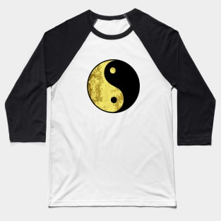 Yin And Yang Symbol Baseball T-Shirt